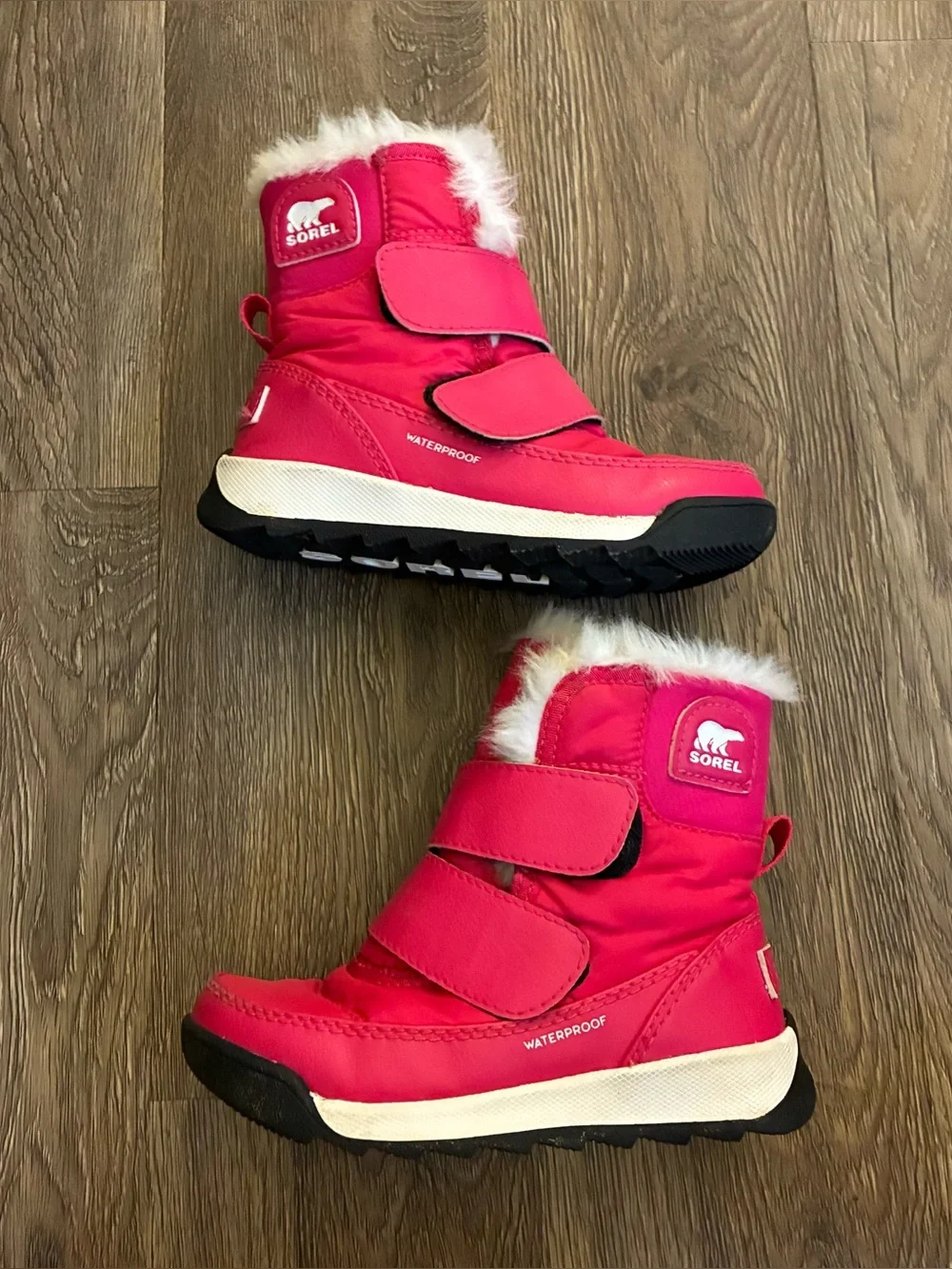 SOREL Kids' Whitney II Strap Boot Winter Waterproof Pink